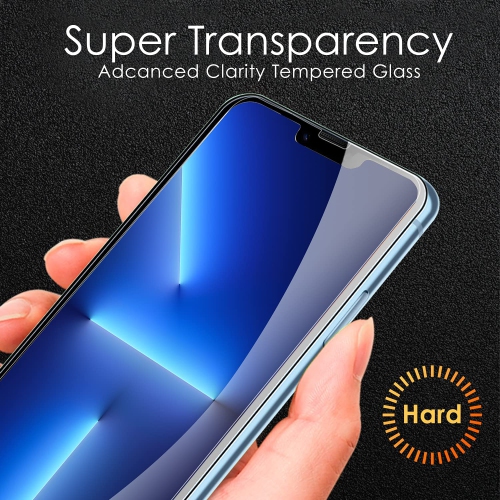 KUNOVA 3PCS 3 PACK iPhone 13 / 13 PRO 6.1" 2021 iPhone 14 2022 9H Screen Protector, 3-Pack Premium Tempered Glass Screen Protector