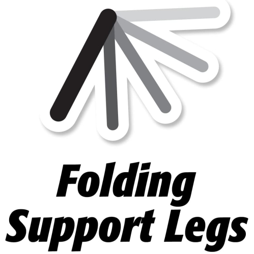 Martin Portable BBQ Grill - 14,000 BTU Tabletop Propane Gas Barbecue with Folding Legs and Lid for Outdoors, Camping, Parks, Backyard, RV