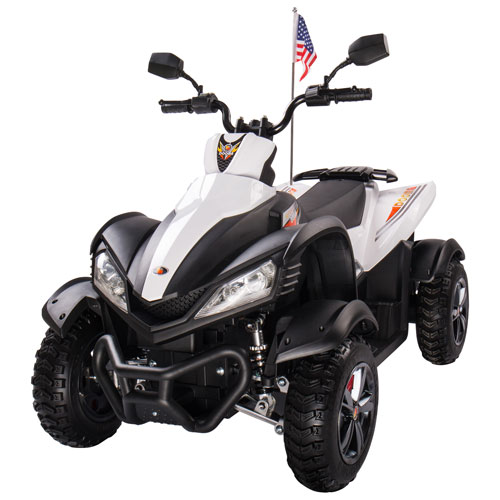 Kool Karz ATV Ride-On Toy - White