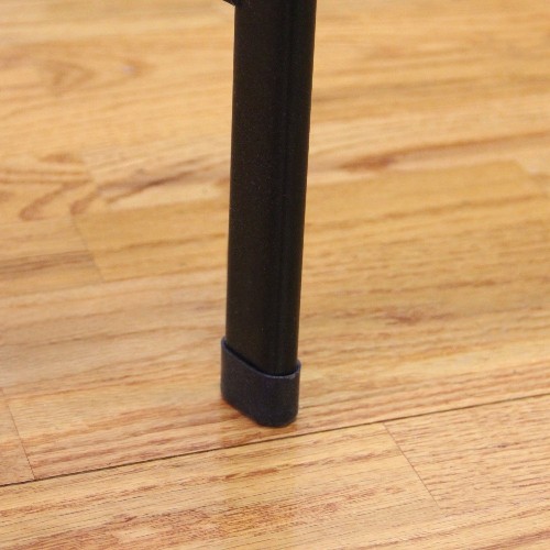 ViscoLogic Brands Platform Heavy Duty Metal /Mattress Foundation Modern Bed Frame - Queen - Black; Steel