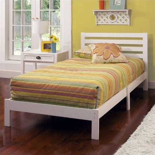 HILLSDALE  Aiden Twin Set Traditional Kids Bed - Twin (Single) - In White