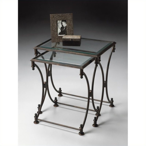 BUTLER SPECIALTY  Metalworks Nesting Tables