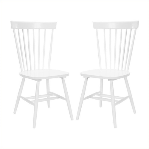 Safavieh Joslyn Oak Dining Chair in White (Set Of 2) Best Buy Canada