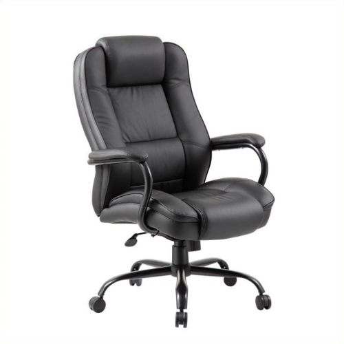 BOSS OFFICE PRODUCTS  Heavy Duty Executive Office Chair In In Black