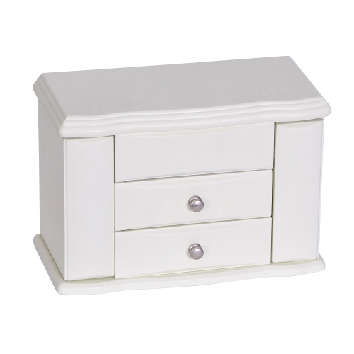 MELE AND CO  Mele Angelica Girl's Musical Ballerina Jewelry Box In In Ivory