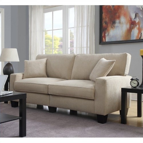 SERTA AT HOME  Symmetrical Loveseat Sofas ( Cr45010B ) - Sand;beige