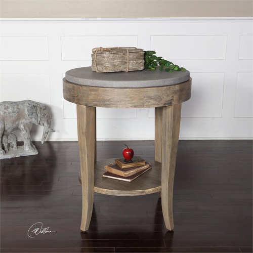 Uttermost Deka Round Accent Table