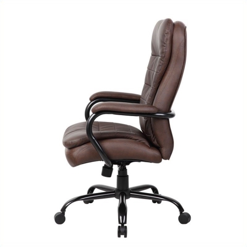 Boss Office Heavy Duty Office Chair in Bomber Brown