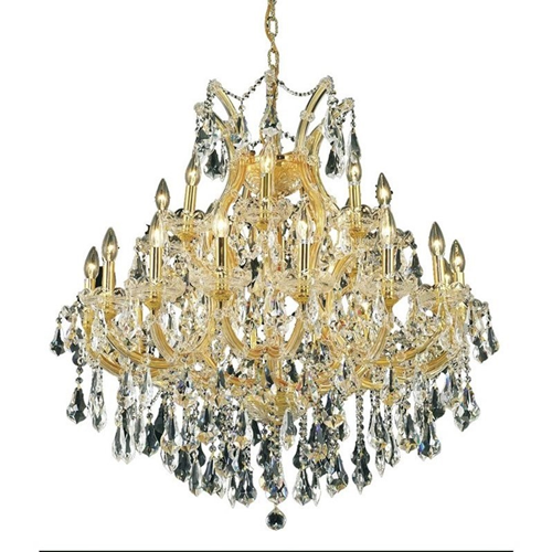 ELEGANT LIGHTING  Maria Theresa 36" 25 Light Royal Crystal Chandelier