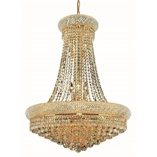 Elegant Lighting Primo 28" 14 Light Royal Crystal Chandelier
