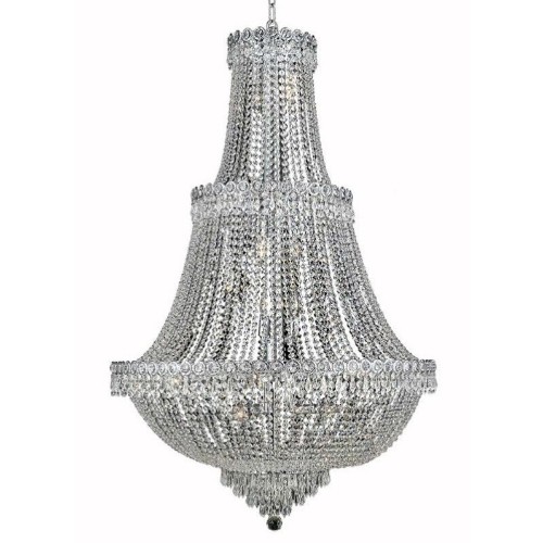 Elegant Lighting Century 30" 17 Light Royal Crystal Chandelier