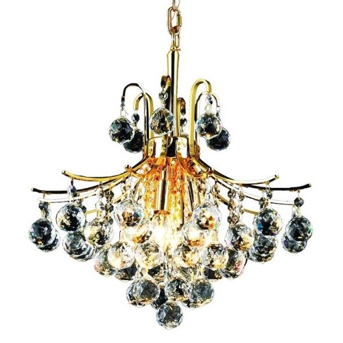 ELEGANT LIGHTING  Toureg 16" 6 Light Royal Crystal Chandelier