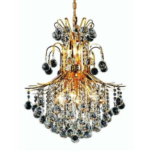 Elegant Lighting Toureg 22" 11 Light Royal Crystal Chandelier