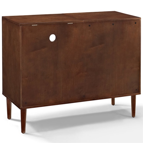 Crosley Everett Media Console Table in Mahogany