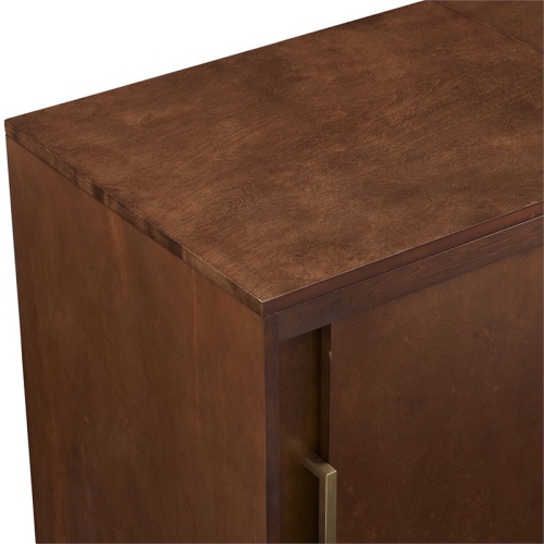 Crosley Everett Media Console Table in Mahogany