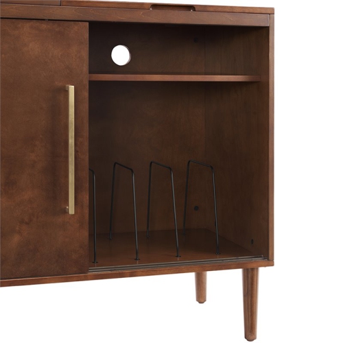 Crosley Everett Media Console Table in Mahogany