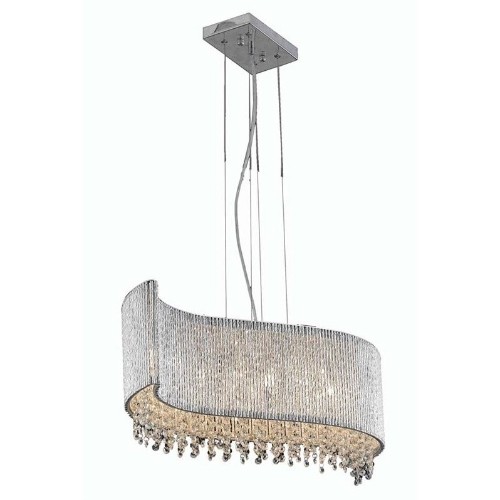 Elegant Lighting Influx 32" 5 Light Royal Crystal Chandelier