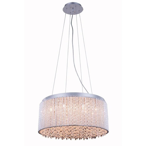 Elegant Lighting Influx 20" 12 Light Royal Crystal Chandelier