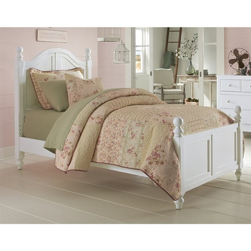 NE Kids Lake House Payton Twin Arch Bed in White Best Buy Canada