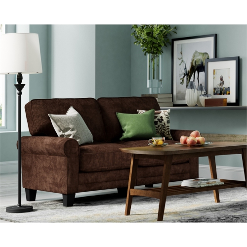 Serta RTA Copenhagen Collection 61" Loveseat in Rye Brown