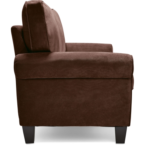 Serta RTA Copenhagen Collection 61" Loveseat in Rye Brown