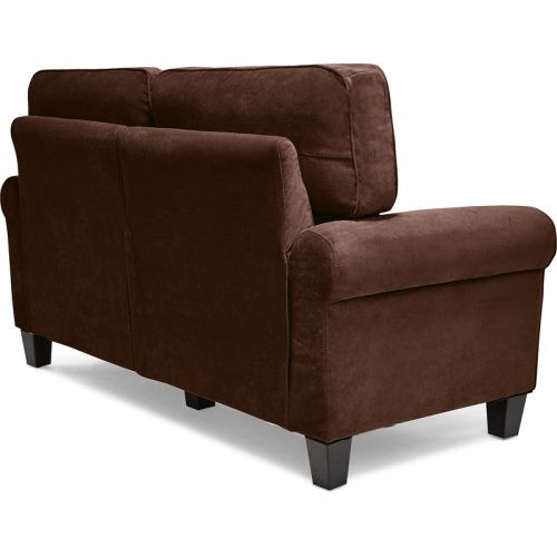 Serta RTA Copenhagen Collection 61" Loveseat in Rye Brown
