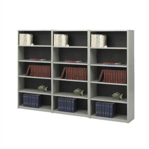 SAFCO  Valuemate 5 Shelf Wall Economy Steel Bookcase