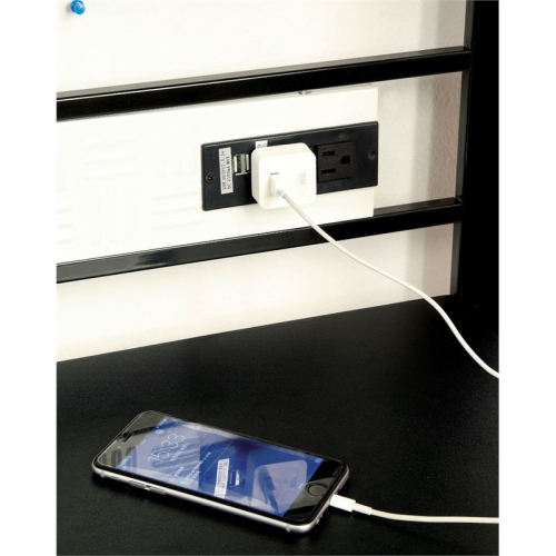 Furniture of America Ramirez Traditional Metal Kids Desk with Stool in Black