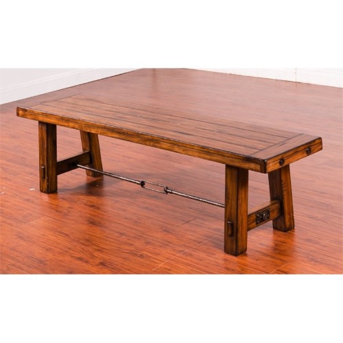 SUNNY DESIGNS  Tuscany 64" Dining Bench In Vintage Mocha