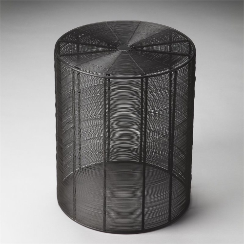 BUTLER SPECIALTY  Industrial Chic Renwick End Table In Iron Cage