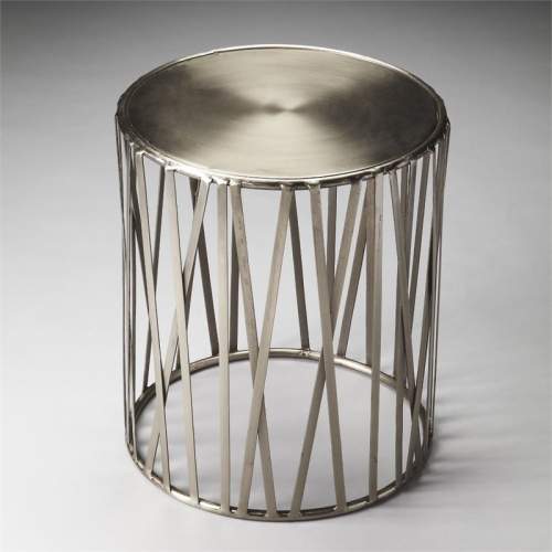 BUTLER SPECIALTY  Industrial Chic Kruse End Table In Iron