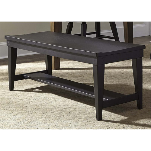 LIBERTY FURNITURE  Hearthstone Dining Bench In Rustic In Black