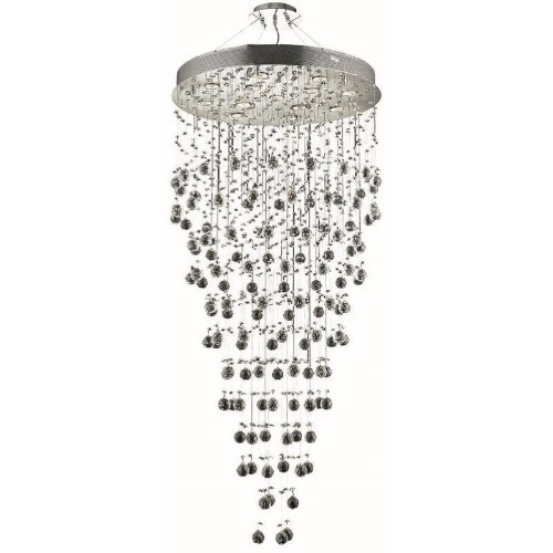 ELEGANT LIGHTING  Galaxy 28" 13 Light Royal Crystal Chandelier