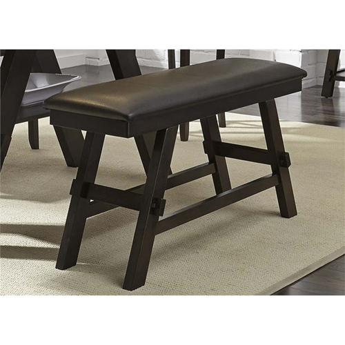 Liberty Furniture Lawson Counter Bench in Light and Dark Espresso