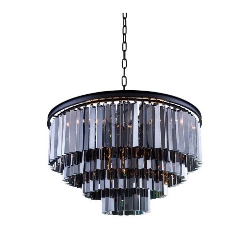 ELEGANT LIGHTING  Sydney 32" 8 Light Royal Crystal Chandelier