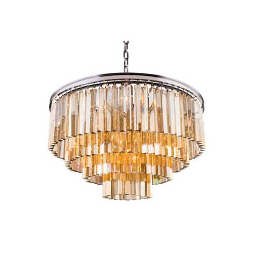 ELEGANT LIGHTING  Sydney 32" 8 Light Royal Crystal Chandelier