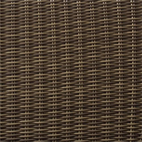 Crosley Bradenton Wicker Patio Loveseat in Brown and Sangria