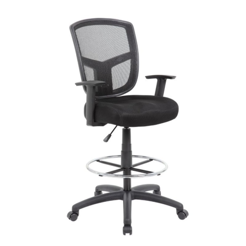 BOSS OFFICE PRODUCTS  Contract Mesh Adjustable Height Drafting Stool [This review was collected as part of a promotion