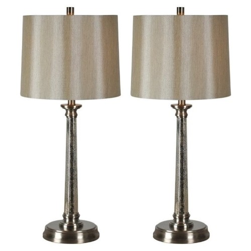 RENWIL  Brooks Table Lamp In Satin Nickel