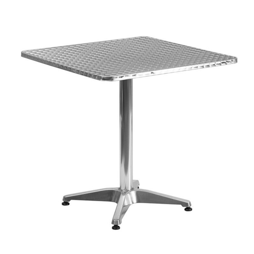 Flash Furniture Aluminum 27.5" Square Bistro Table