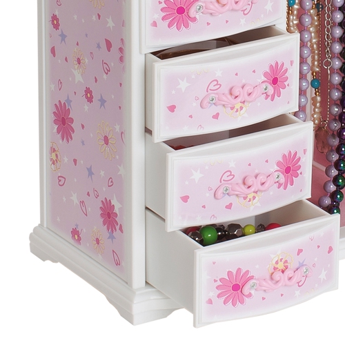 Mele Hyacinth Girl's Upright Musical Ballerina Jewelry Box