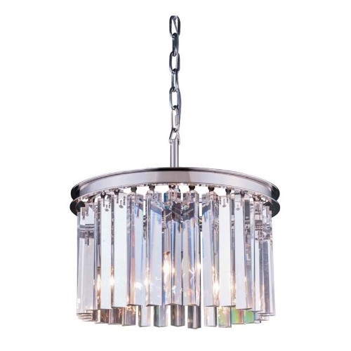 Elegant Lighting Sydney 16" 3 Light Royal Crystal Chandelier