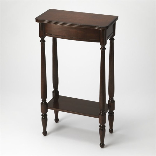 BUTLER SPECIALTY  Plantation Cherry Whitney Console Table In In Dark Brown