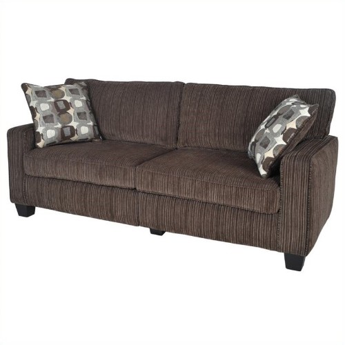 SERTA AT HOME  Symmetrical Loveseat Sofas ( Cr43539Pb ) - Brown