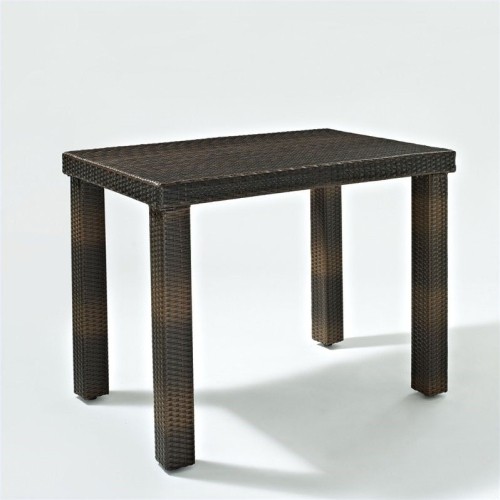 Palm Harbor Contemporary 5-Piece Casual Dining Patio Set - Natural and Black