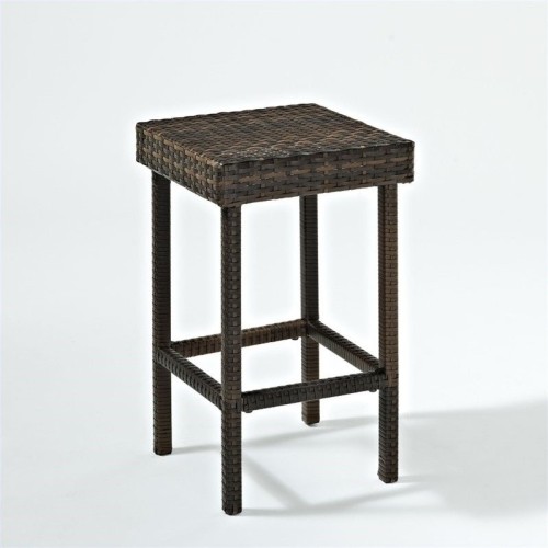 Palm Harbor Contemporary 5-Piece Casual Dining Patio Set - Natural and Black