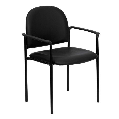 FLASH FURNITURE  Comfortable Side Guest Chair In Black I purchased these chairs for extra seating in each of our offices