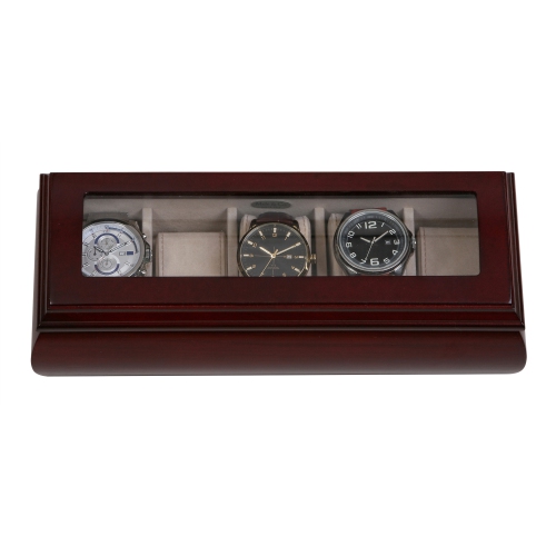 Mele Emery Watch Box in Cherry