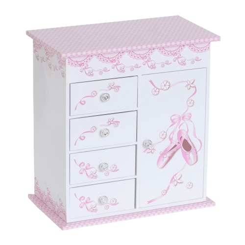 MELE AND CO  Mele Cristiana Girl's Musical Ballerina Jewelry Box