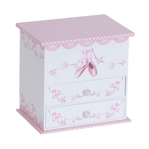 Mele Angel Girl's Musical Ballerina Jewelry Box